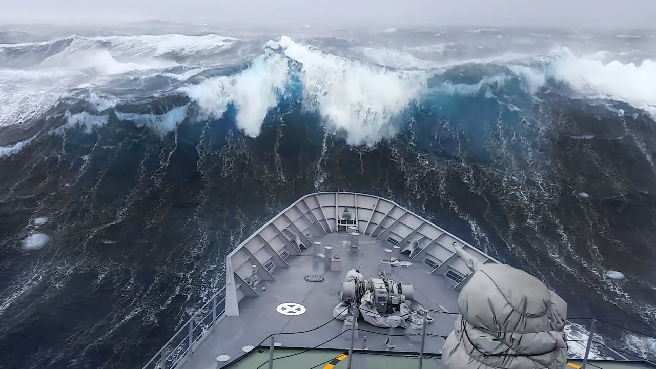 10 Monster Waves Vs Ships Compilation