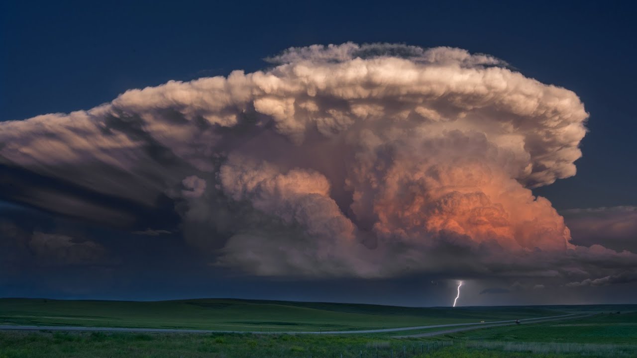 A Colorful Storm Isolated Supercell