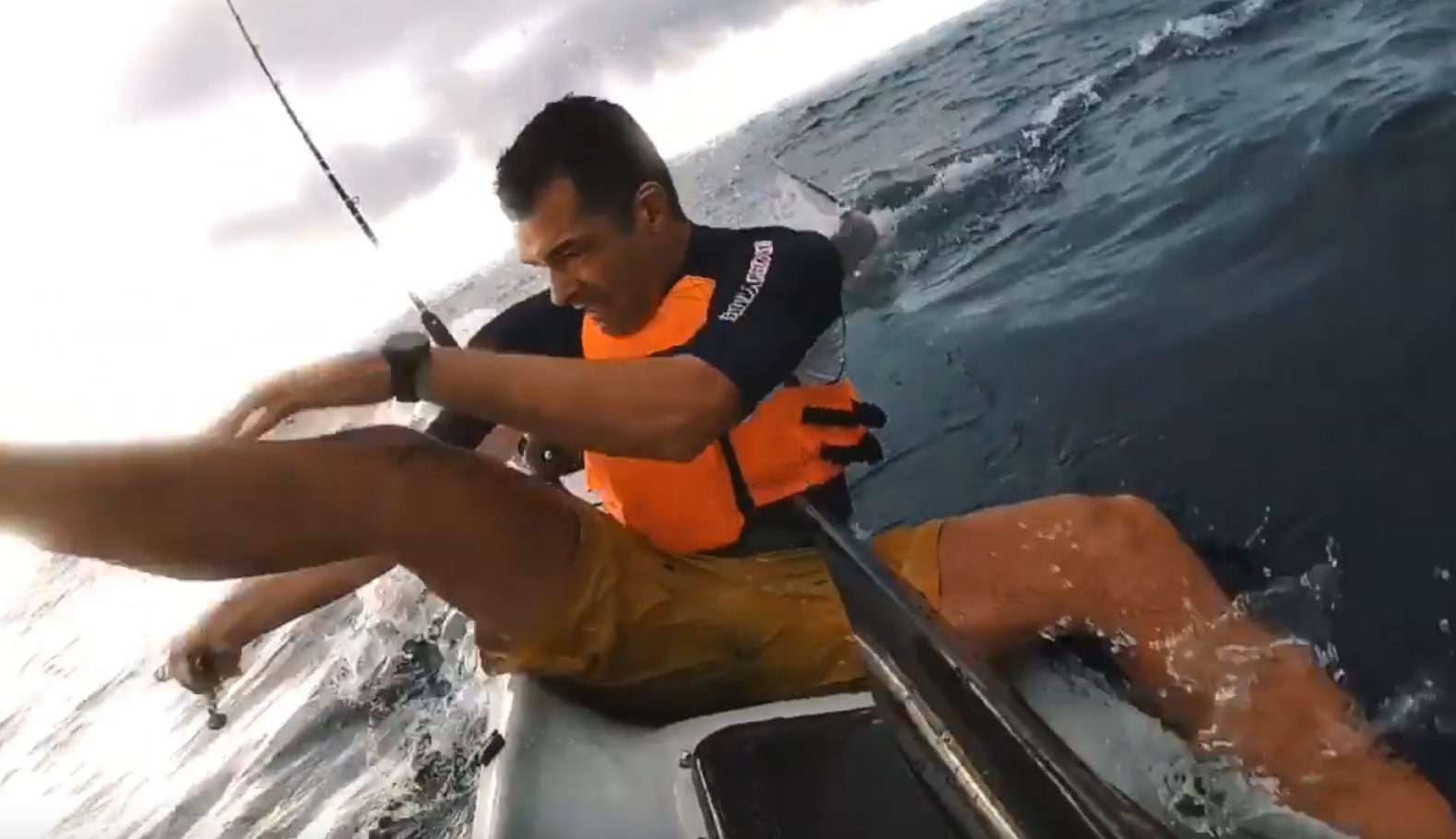 Scary Moment Kayaker Gets Attacked By Shark
